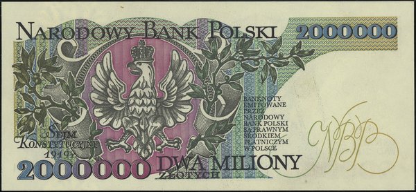 2.000.000 złotych, 14.08.1992