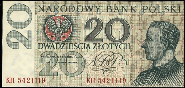 20 złotych, 2.01.1965