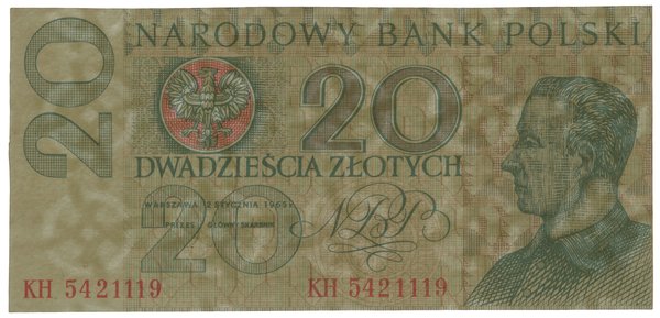 20 złotych, 2.01.1965