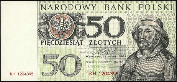 50 złotych, 2.01.1964