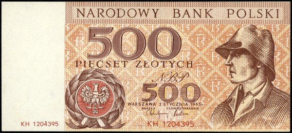 500 złotych, 2.01.1965