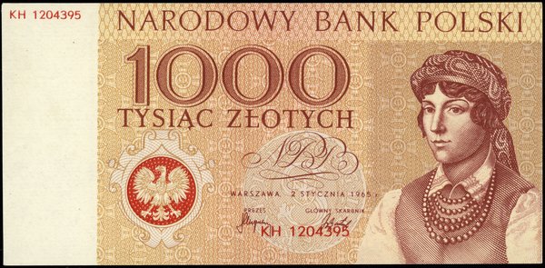 1.000 złotych, 2.01.1965