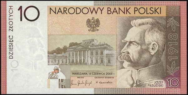 10 złotych, 1.06.2008