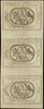 3 x 10 groszy miedziane, 13.08.1794; bez oznaczenia serii i numeracji; trzy egzemplarze nierozcięt..