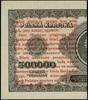 bilet zdawkowy – 1 grosz, 28.04.1924; seria AX, numeracja 2208350; nadruk na prawej części banknot..