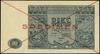 5 złotych, 15.05.1946; czerwone dwukrotne skreślenie i poziomo “SPECIMEN” po obu stronach banknotu..