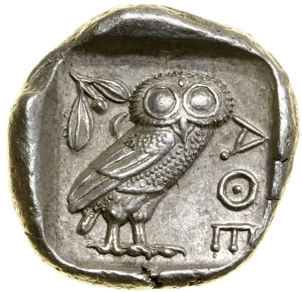 Tetradrachma, (ok. 454–404 pne), Ateny