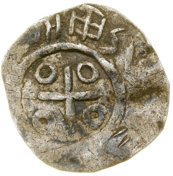 Jednostronny denar typu Rex, (ok. 1015–1020), Gniezno (?)