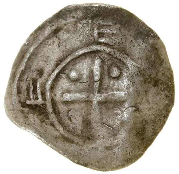 Denar, bez daty (ok. 1013–1025); Aw: Wzgórze z k