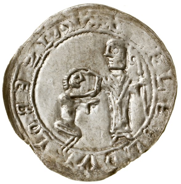 Brakteat absolucyjny (1137–1138), Kraków; Św. Wo