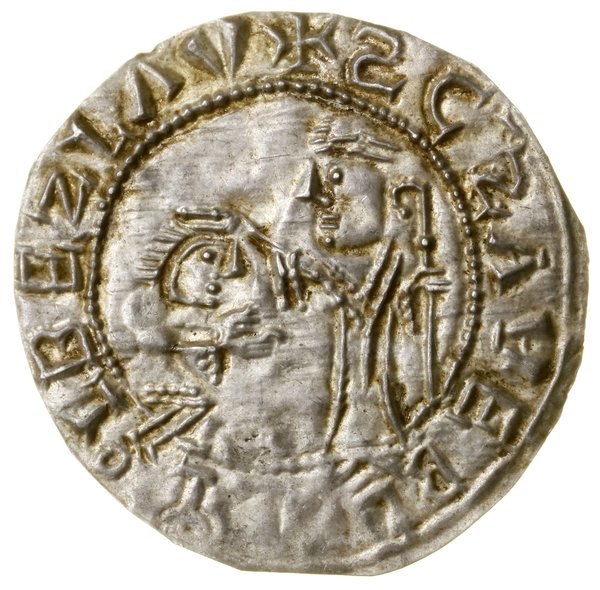 Brakteat absolucyjny (1137–1138), Kraków; Św. Wo