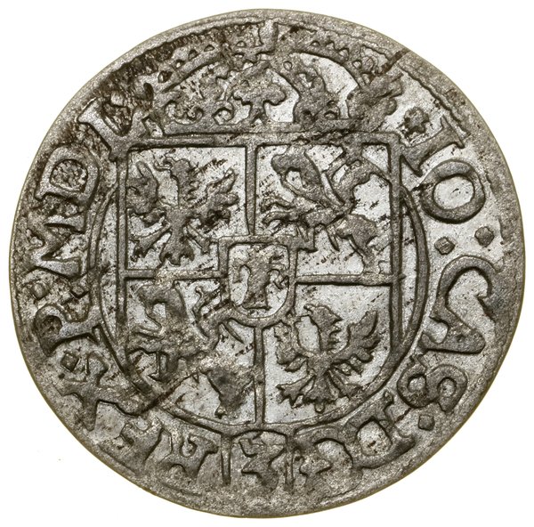 Półtorak, 1666, Kraków; Aw: Ukoronowana, pięciop