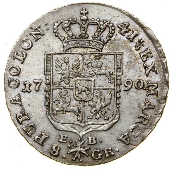 Dwuzłotówka (8 groszy), 1790 EB, Warszawa