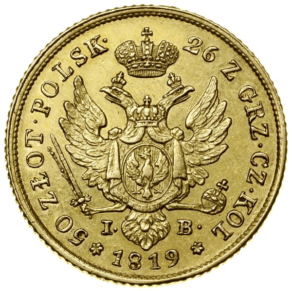 50 złotych, 1819 IB, Warszawa