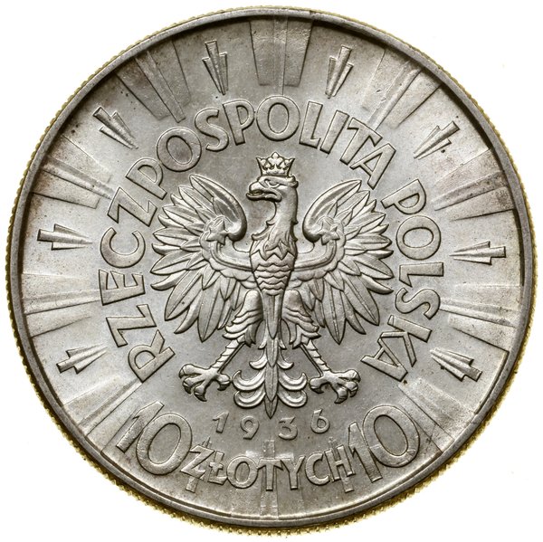 10 złotych, 1936, Warszawa