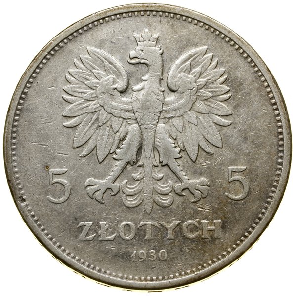 5 złotych, 1930, Warszawa