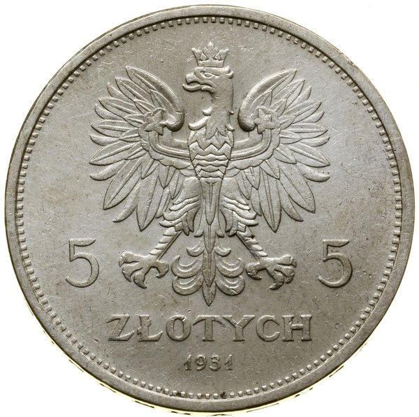 5 złotych, 1931, Warszawa