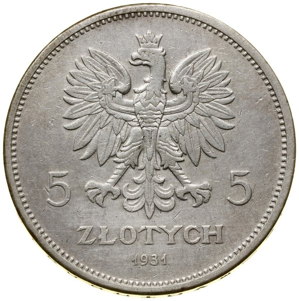 5 złotych, 1931, Warszawa