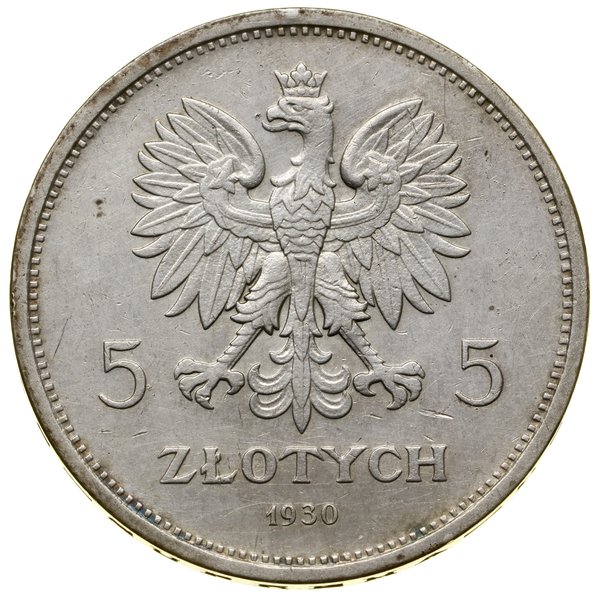 5 złotych, 1930, Warszawa