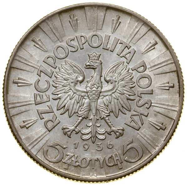 5 złotych, 1936, Warszawa