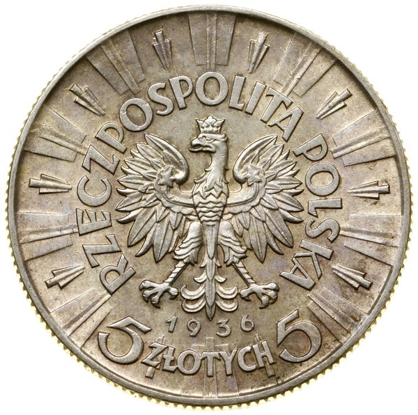 5 złotych, 1936, Warszawa