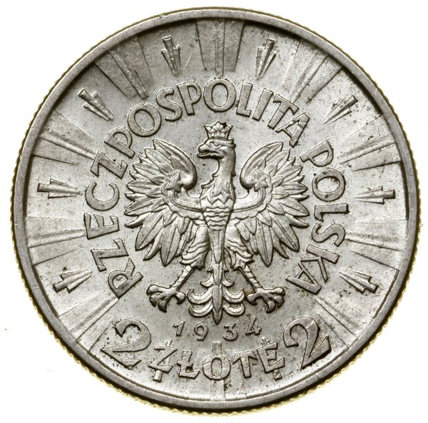 2 złote, 1934, Warszawa