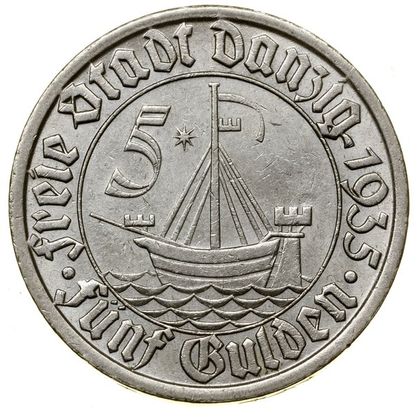 5 guldenów, 1935, Berlin