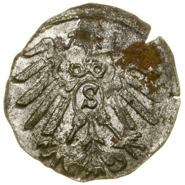 Denar, 1558, Królewiec; H-Cz. 8694 (R5), Kop. 37