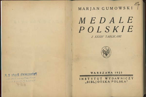 Gumowski Marian – Medale Polskie