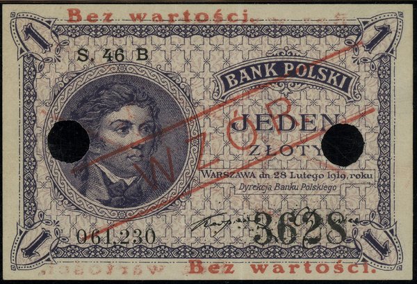 1 złoty, 28.02.1919