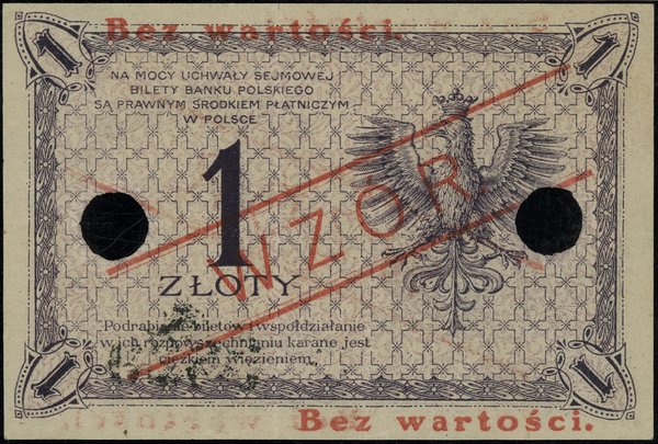 1 złoty, 28.02.1919