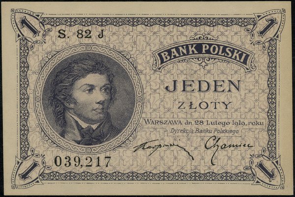 1 złoty, 28.02.1919