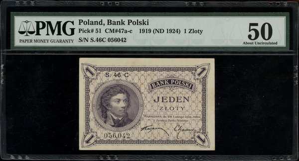 1 złoty, 28.02.1919