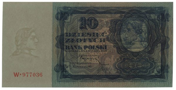 10 złotych, 2.01.1928