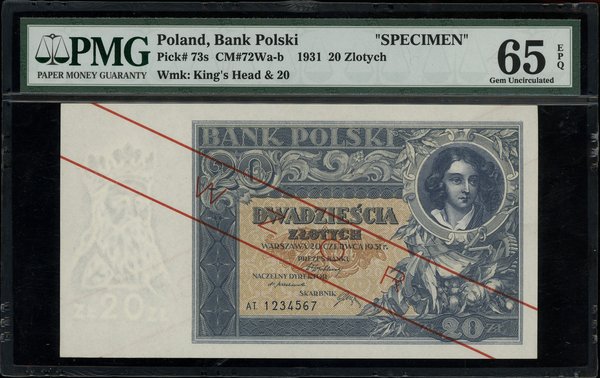 20 złotych, 20.06.1931