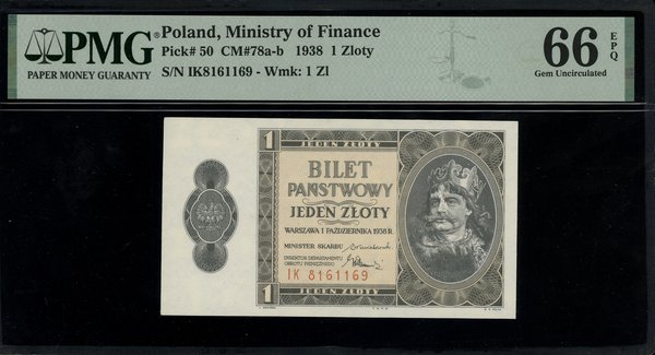 1 złoty, 1.10.1938