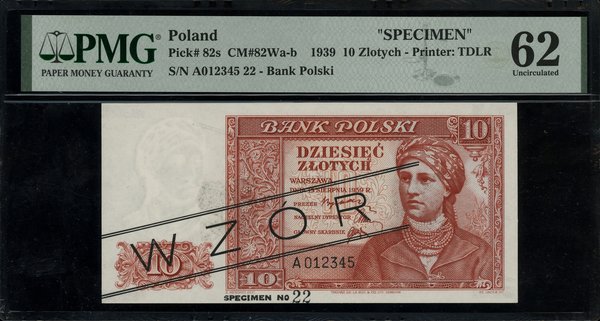 10 złotych, 15.08.1939