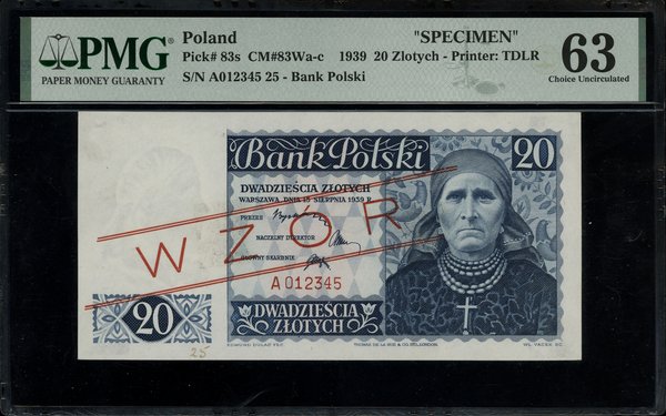 20 złotych, 15.08.1939