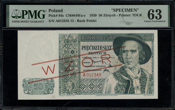 50 złotych, 15.08.1939