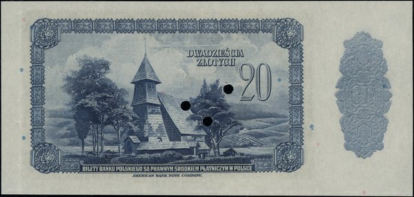 20 złotych, 20.08.1939