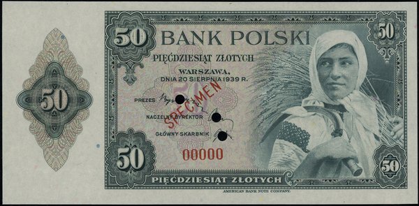 50 złotych, 20.08.1939