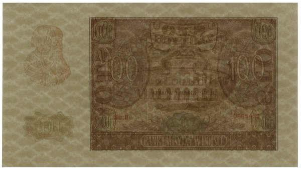 100 złotych, 1.03.1940