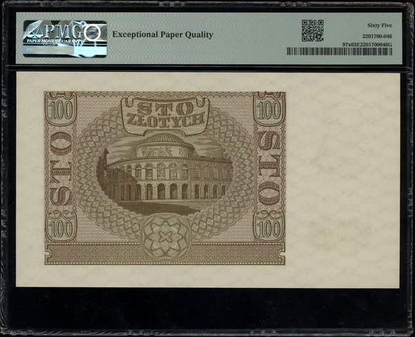 100 złotych, 1.03.1940