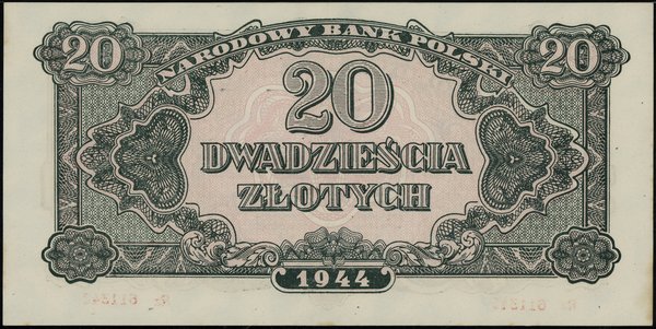 20 złotych, 1944