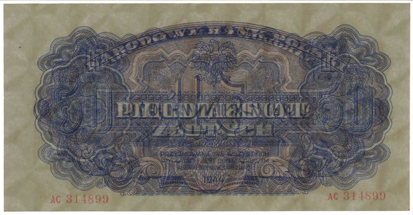 50 złotych, 1944