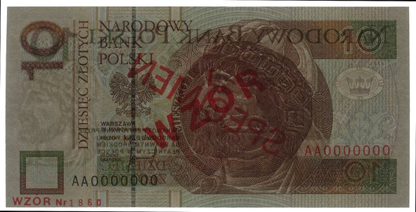 10 złotych, 25.03.1994