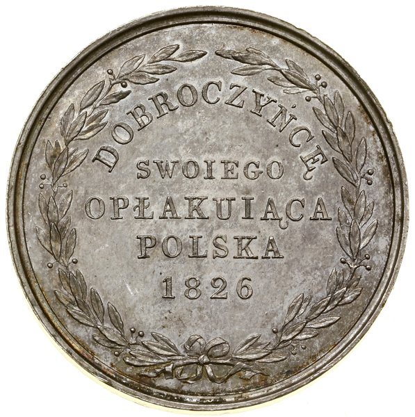 Medal upamiętniający śmierć Aleksandra I, 1826