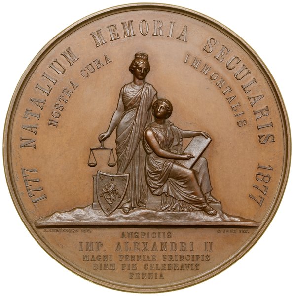 Medal na 100. rocznicę urodzin Aleksandra I, 1877