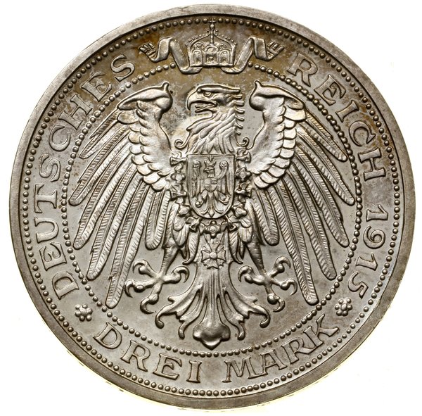 3 marki, 1915 A, Berlin