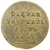 Odważnik ciężaru 25 złotych polskich, 1817 IB, W